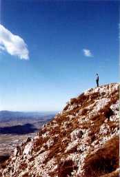 Uwe Velikij auf dem großen Berg