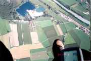 Anflug auf den Baggersee