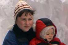 Olga mit unserer kleinen Prinzessin