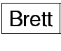 \fbox{Brett}