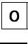 \fbox{o}