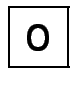 \fbox{o}