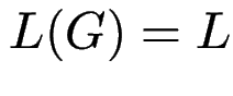 $ L(G)=L$