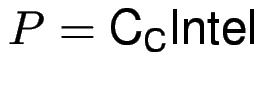 $ Q = \ensuremath{\text{C}_\text{Sparc}\text{Intel}}$