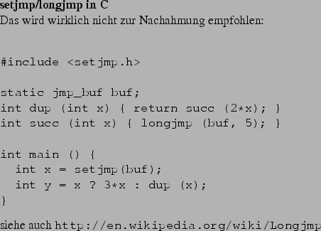 \begin{frame}[fragile,environment=slide]
\frametitle{Grundstzliches}
\par
Ein U...
... (void)
\item Aufruf ist Anweisung
\end{itemize}
\end{itemize}\par\end{frame}