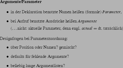\begin{frame}[fragile,environment=slide]
\frametitle{Default-Werte}
\par
C++:
\b...
...m Aufruf nach weggelassenem Argument
nur noch benannte Notation
\par\end{frame}