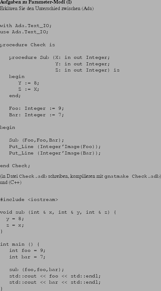 \begin{frame}[fragile,environment=slide]
\frametitle{Warum sind Funktionen wicht...
...plicated code'',
refactoring \lq\lq introduce method''.
\end{itemize}\par\end{frame}
