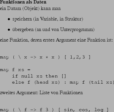 \begin{frame}[fragile,environment=slide]
\frametitle{Deklarative Programmierung}...
...
\item
vgl. refactoring \lq\lq introduce state object''
\end{itemize}\par\end{frame}