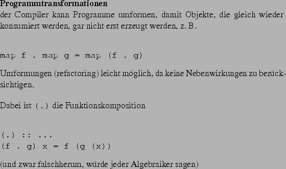 \begin{frame}[fragile,environment=slide]
\frametitle{Einleitung}
\par
Sebesta: C...
...ozessoren)
\item logische NL (mehrere virtuelle P.)
\end{itemize}\par\end{frame}