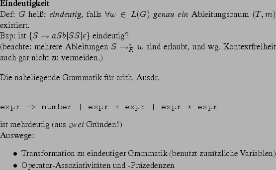 \begin{frame}[fragile,environment=slide]
\frametitle{Przedenzen}
\par
\begin{di...
...
\item
Verhltnis von plus zu minus, mal zu durch?
\end{itemize}\par\end{frame}