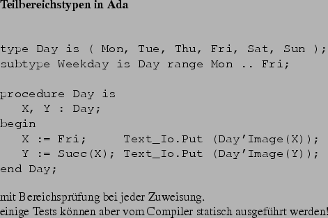 \begin{frame}[fragile,environment=slide]
\frametitle{Zusammengesetzte Typen}
\pa...
...ruct)
\item
Summe (union)
\item
Potenz (Funktion)
\end{itemize}\par\end{frame}