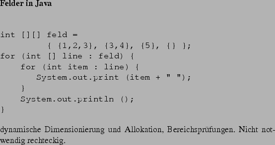 \begin{frame}[fragile,environment=slide]
\frametitle{Zeiger- und Verweistypen}
\...
...folgung (De-Referenzierung) implizit oder explizit?
\end{itemize}\par\end{frame}