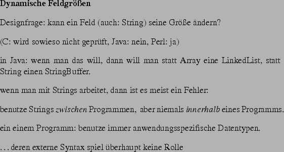 \begin{frame}[fragile,environment=slide]
\frametitle{Zeiger (pointer) in C}
\par...
...c + 4) = 42;
printf (''%d\n'', *((int*)(c + 4)));
\end{verbatim}
\par\end{frame}