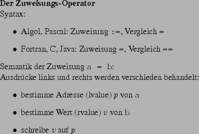 \begin{frame}[fragile,environment=slide]
\frametitle{Reihenfolge von Nebenwirkun...
...(''%d\n'', ++y * ++y * ++y);
\end{verbatim}
\par
(bung: swap meat!) \end{frame}