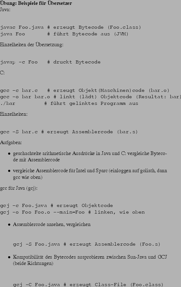 \begin{frame}[fragile,environment=slide]
\frametitle{Token-Typen}
\par
Token-Typ...
...)
\item Operatoren (\verb\vert=, +, &&\vert, \dots)
\end{itemize}\par\end{frame}