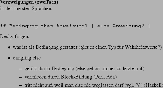 \begin{frame}[fragile,environment=slide]
\frametitle{Switch/break}
\par
das mach...
...ar
C\char93 : jeder Fall \emph{mu} mit break (oder goto) enden.
\par\end{frame}