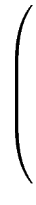 $\displaystyle \left(\vphantom{
\begin{array}{ccc}
1 & & 0 \\
& \ddots & \\
& & 1 \\
F\cdot x^d & \dots & F\cdot x^0
\end{array}}\right.$