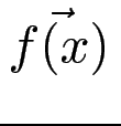 $ \vec{{f(x)}} $