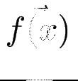 $ \vec{{f(x)}} $